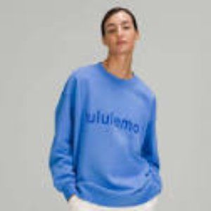 Lululemon Graphic crewneck blue nile